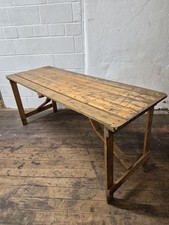 Vintage Rustic Wooden Folding
