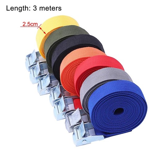 Ratchet tie down - 3m, strap