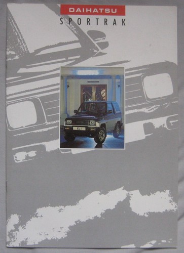 1989 daihatsu sportrak - 1989-90,