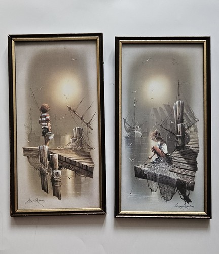 Vintage pair framed - vintage,