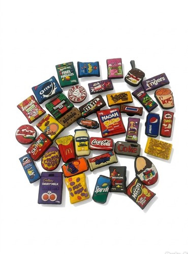 Junk food snack croc charms - snack,