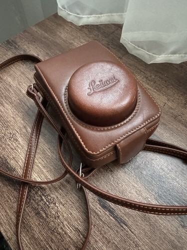 Leica lux leather case - leather,
