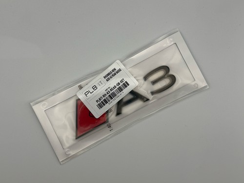 Gloss black rhombus audi - gloss, a3