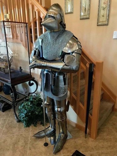 Medieval gothic suit armor - suit,