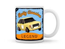 RALLY CLASSICS TALBOT SUNBEAM RALLY CAR MUG - ORIGINAL DIGITAL ART DESIGN 