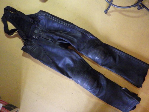 Kadoya leather overalls - kadoya,
