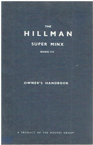 Hillman super minx mkiii - super,