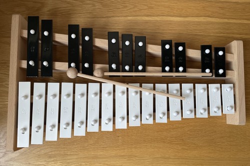 Glokenspiel note wooden - 27,