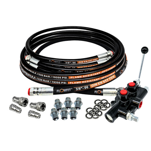 Log splitter kit - with, a