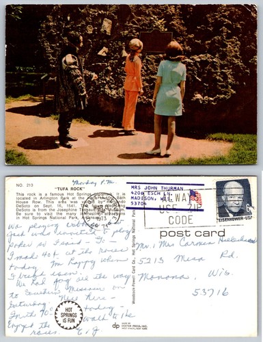Vintage hot springs tufa - hot,