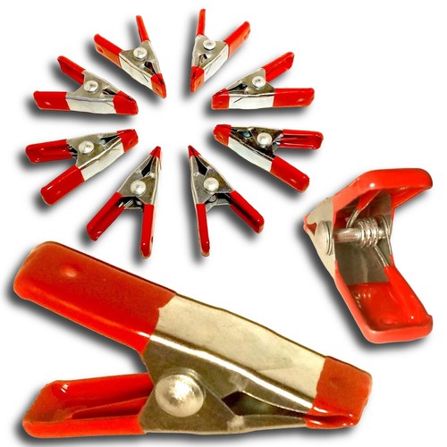8pc metal spring clamps - 8pc, 2"