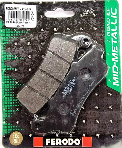 Front brake pads - brake, ferodo