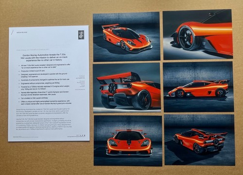 Gordon murray automotive 50s - gordon, t.50s