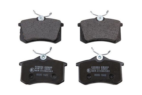 Rear brake pad - set, for
