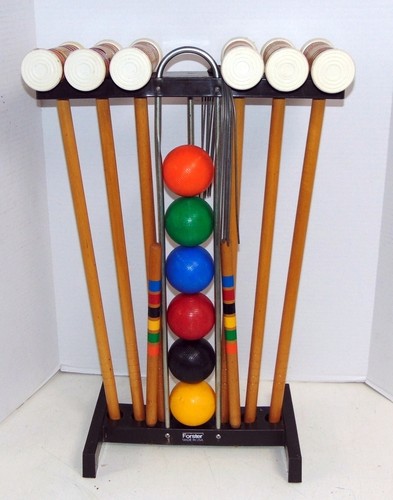Vintage forster croquet set - vintage, 5