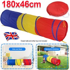 Portable Kids Up Tunnel Tube Baby Crawl Play Tent Toy Garden Toddler Games