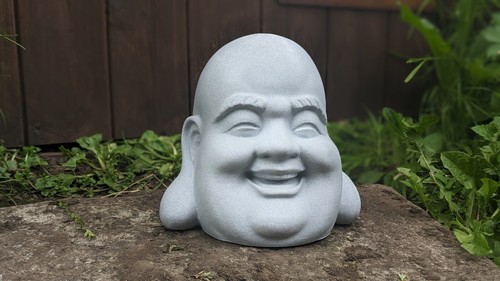 Laughing buddha garden - laughing,