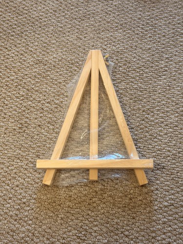 Wooden tabletop easel stand - wooden,