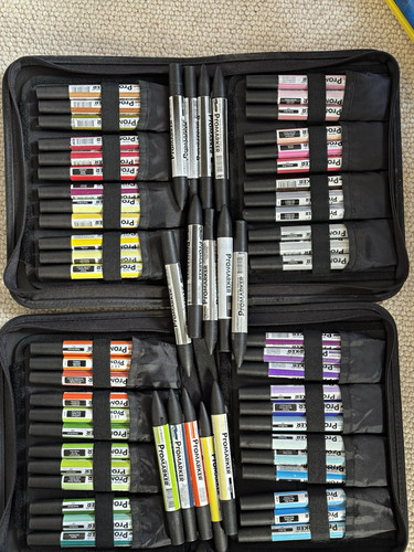 Letraset promarker pen set - promarker,