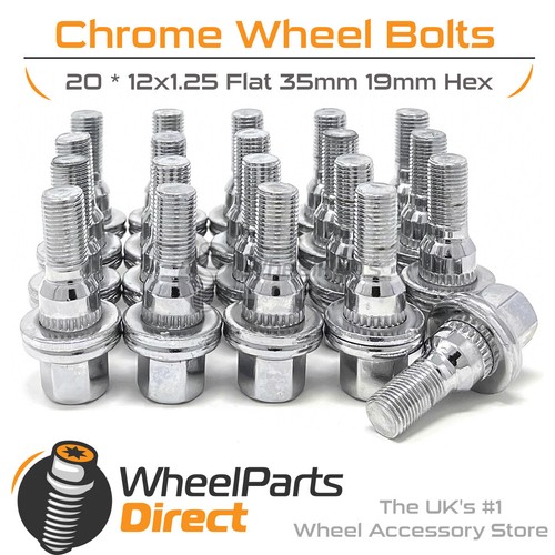 Wheel bolts chrome for - wheel, (20)