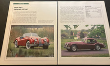 1954-1957 Jaguar XK140 - Vintage Automotive Spec-Sheet Art Print / Wall Art