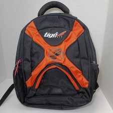 Tige Boats Backpack Black/Orange School Travel Work Boating