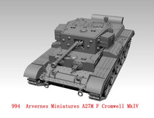 3D Printing Model 1/72 WW II British A27M F Cromwell MkIV tank Model Unpainted
