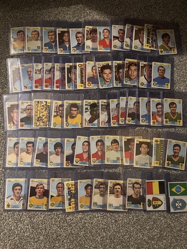 Panini 1970 world cup cards - world,