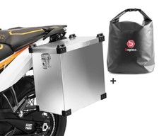 Aluminium pannier + inner bag