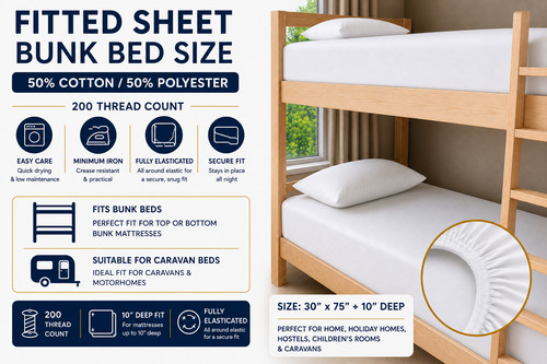 Bunk bed deep - deep, sheet