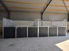 Internal Horse Stables Built Here In The UK Bespoke, Fabricated To Order.