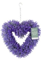 Artificial lavender heart - artificial,