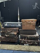 Brown Leather Suitcase Vintage