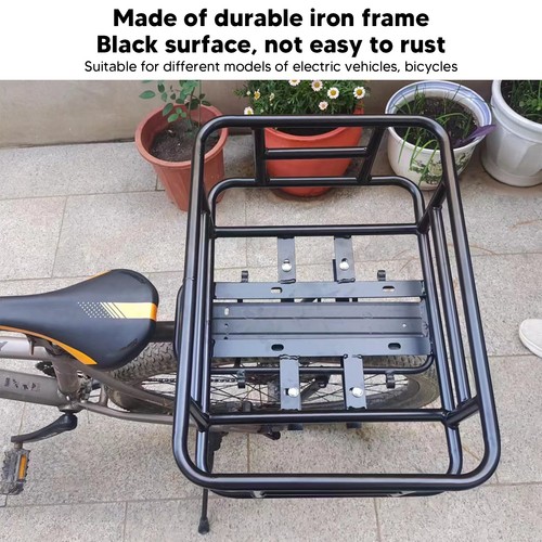 Bike rear cargo basket iron - rear,
