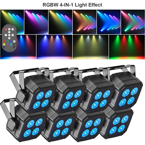 Par can lights 80w 4led - 80w, rgbw