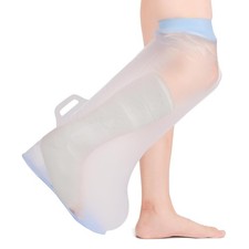 Non-Slip Waterproof Cast Protector for Shower – Reusable Leg, Foot & Ankle Cover