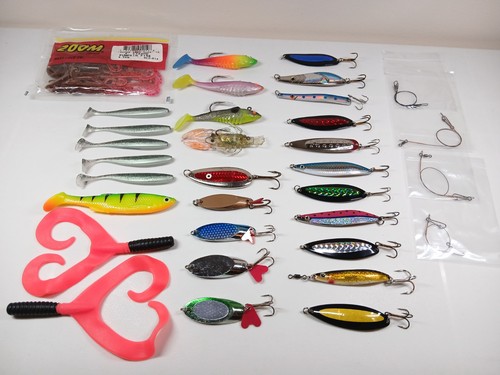 Job lot fishing lures - , soft