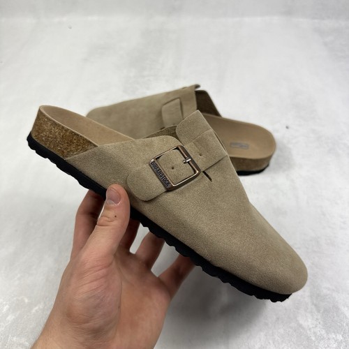 Birkenstock taupe grey clogs - taupe,