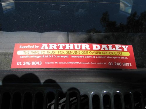 Arthur daley minder - daley, motorama