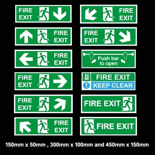Fire exit emergency - fire,