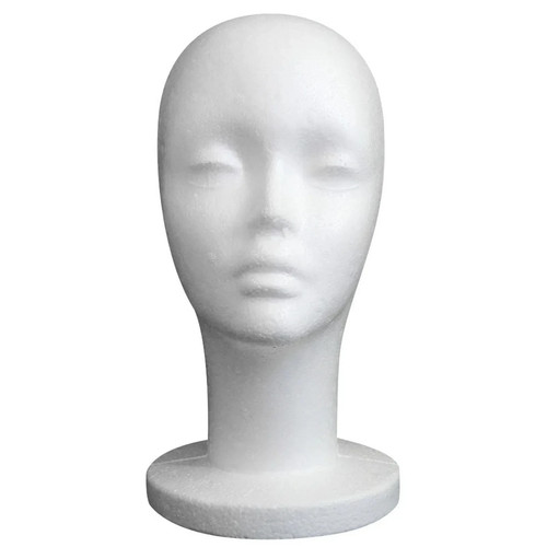 Polystyrene foam head - polystyrene, dummy