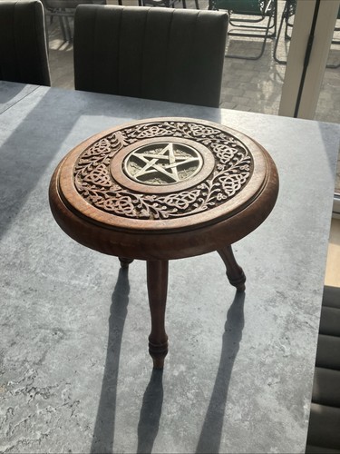 Wooden altar table - with, metal