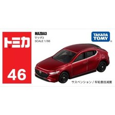 Takara Tomy Tomica 46 MAZDA 3 Red 1:66 Diecast Model Toy Car Limited New in Box