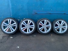 JAGUAR XK XKR 20" KALIMNOS STAGGERED ALLOY WHEELS SET OF 4 SILVER 9.5J 8.5J