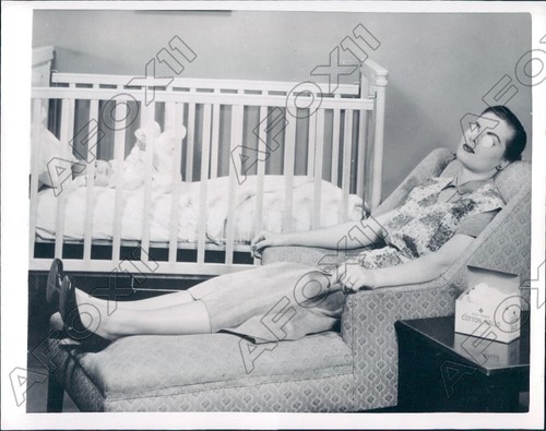 1952 mother relaxing a - in,