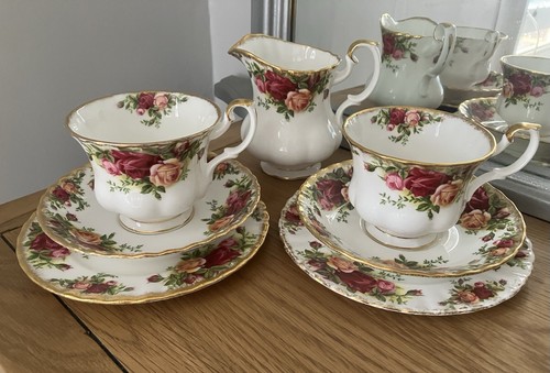 Vintage royal albert tea set - vintage,