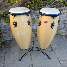 Pair Of Large Conga Drums With
