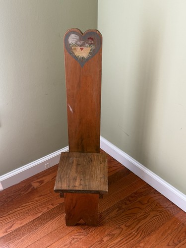 Vtg pout chair - pout, high