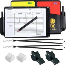 2 Football Referee Kit, Red