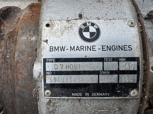 Bmw marine diesel - d7, engine